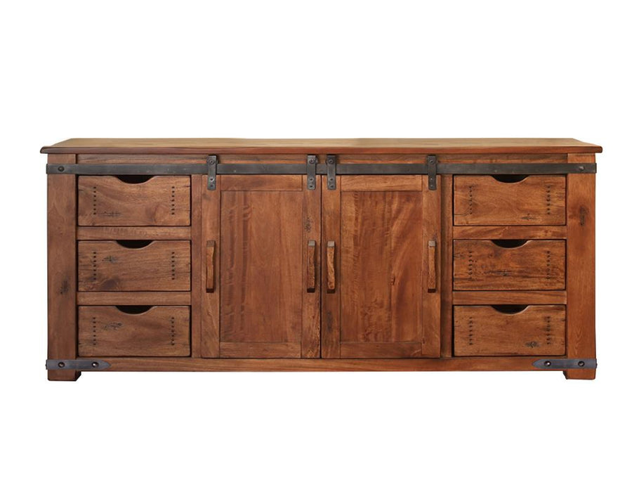 Parota, 6 Drawer 2 Door 70" TV Stand