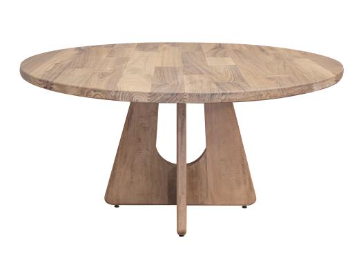 Natural Parota, Round Dining Table