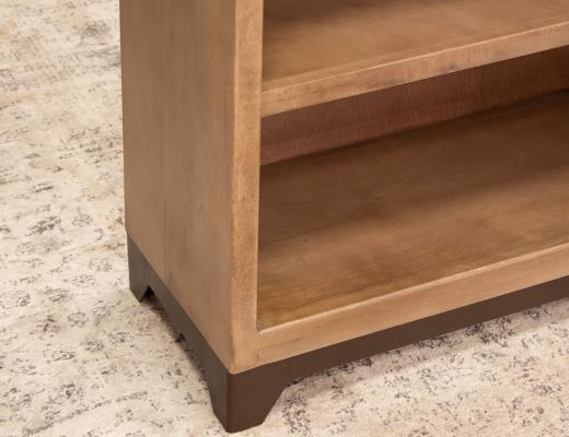 Natural Parota, 6 Shelves Bookcase