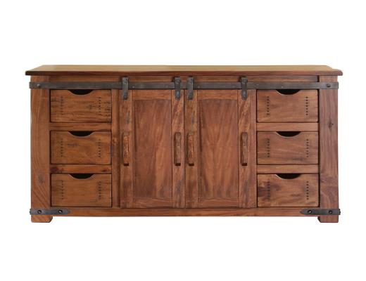 Parota, 6 Drawer 2 Door 60" TV Stand