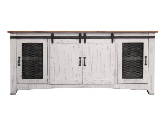 Pueblo, 4 Door 80" TV Stand