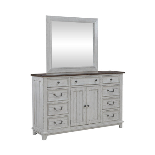 River Place 2 Door 9 Drawer Dresser