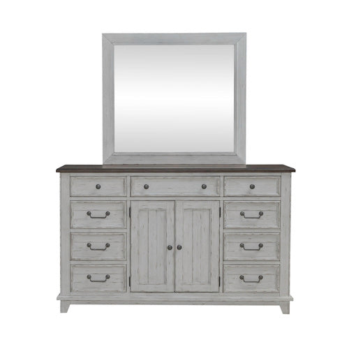 River Place 2 Door 9 Drawer Dresser