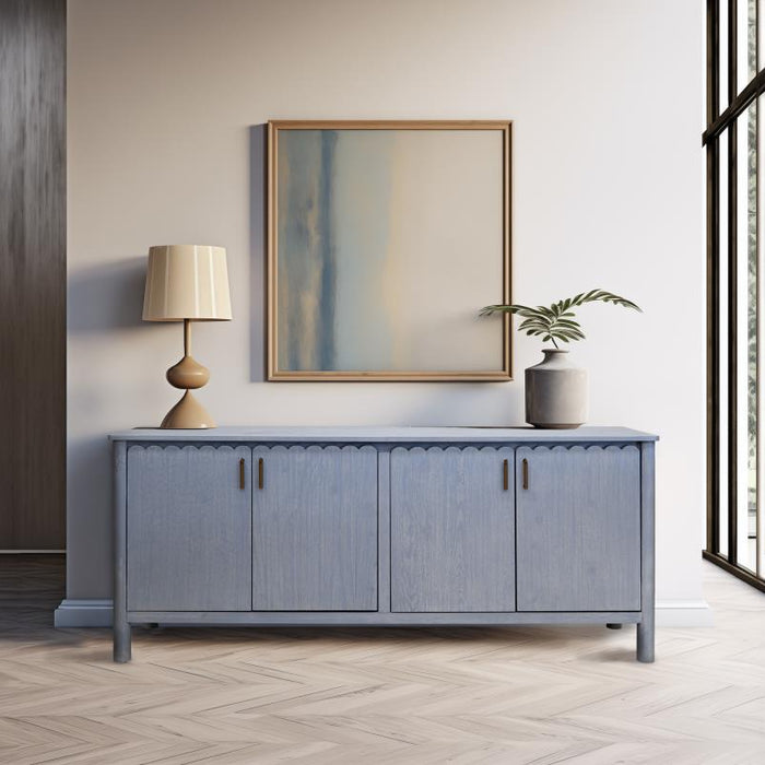 Waverly Vintage Blue Sideboard, Multi purpose Console