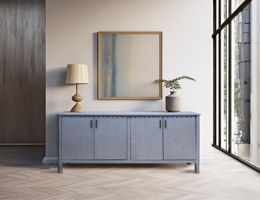 Waverly Vintage Blue Sideboard, Multi purpose Console