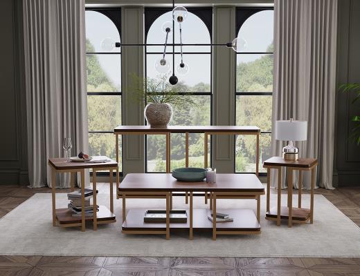Onix, Metal Base Sofa Table