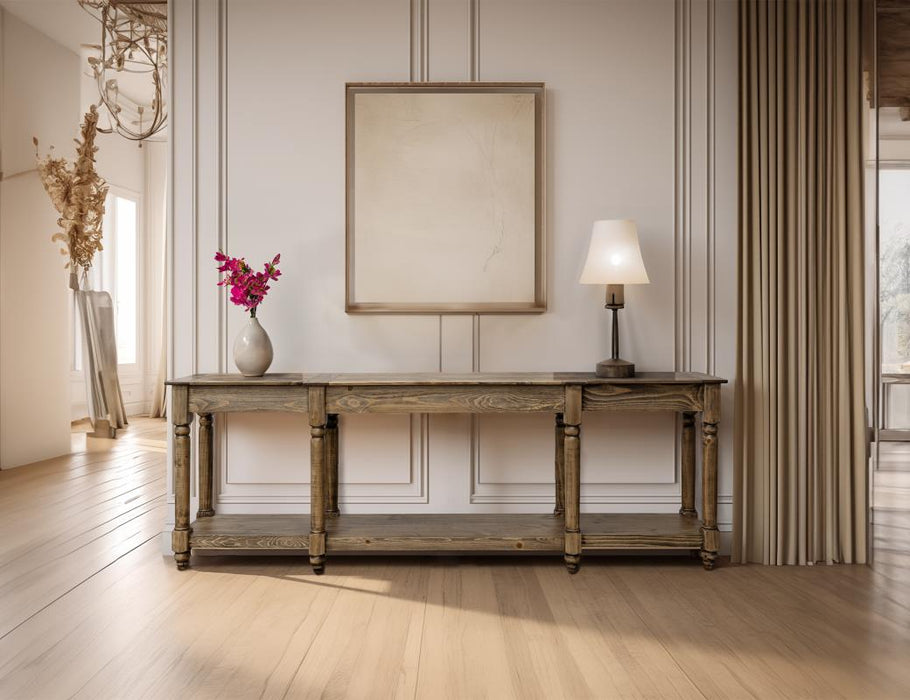 Valencia Solid Wood Classic Turned Legs Sofa Table