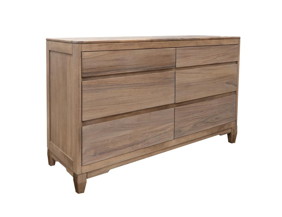 Parota Nova, 6 Drawer Dresser