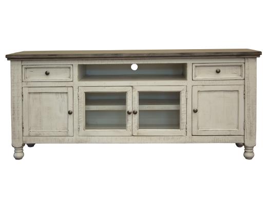 Stone, 2 Drawer 4 Doors 80" TV Stand