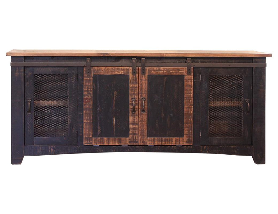 Pueblo, 2 Sliding Doors, 2 Mesh Doors 70" TV Stand