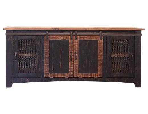 Pueblo, 2 Sliding Doors, 2 Mesh Doors 70" TV Stand