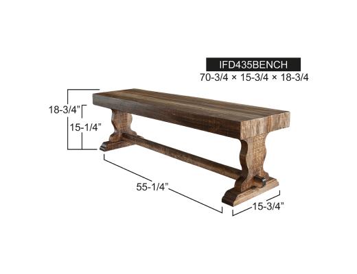 Marquez, Wooden Bench