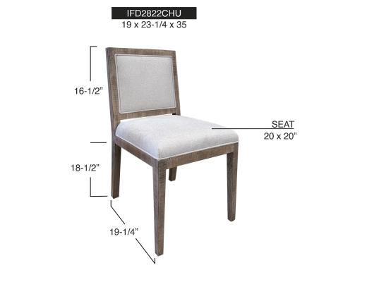 Set of 2 Milo, Wooden Chair
