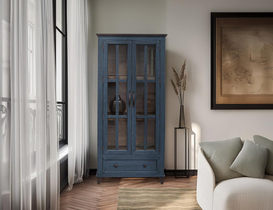 Rustwood Solid Wood Display & Storage Cabinet, Bookcase