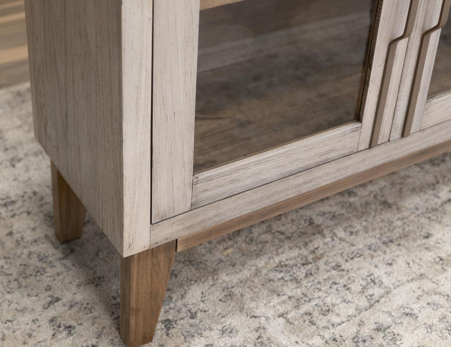 Arven Mid-Century Ivory Buffet Cabinet, Console, TV Stand