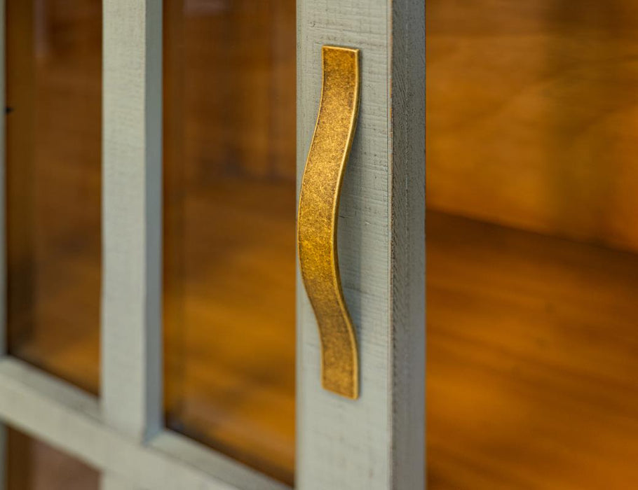 Rustwood Solid Wood Display & Storage Cabinet, Bookcase