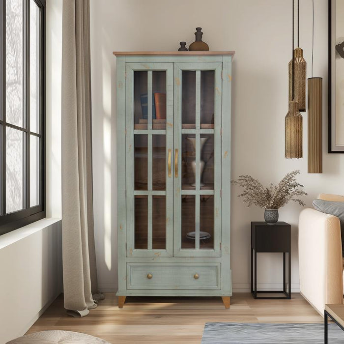 DISCONTINUED Rustwood Solid Wood Display & Storage Cabinet, Bookcase