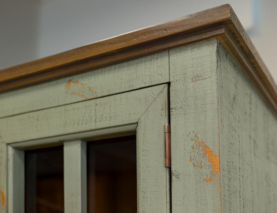 Rustwood Solid Wood Display & Storage Cabinet, Bookcase