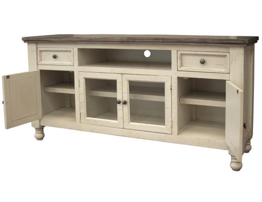 Stone, 2 Drawer 4 Doors 70" TV Stand