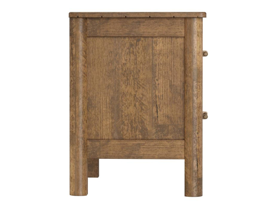 Susannah Solid Wood 2-Drawer Nightstand