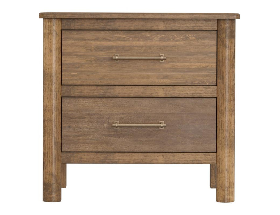 Susannah Solid Wood 2-Drawer Nightstand