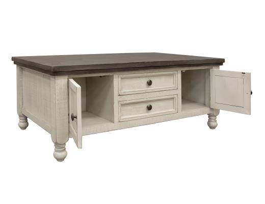 Stone, 4 Drawer Cocktail Table