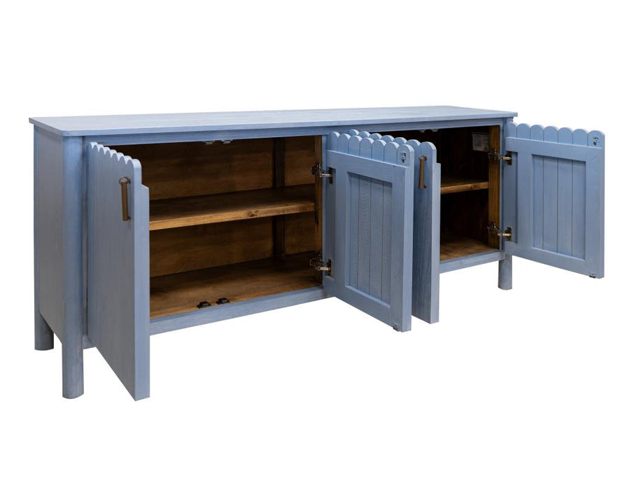Waverly Vintage Blue Sideboard, Multi purpose Console