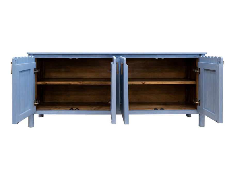 Waverly Vintage Blue Sideboard, Multi purpose Console