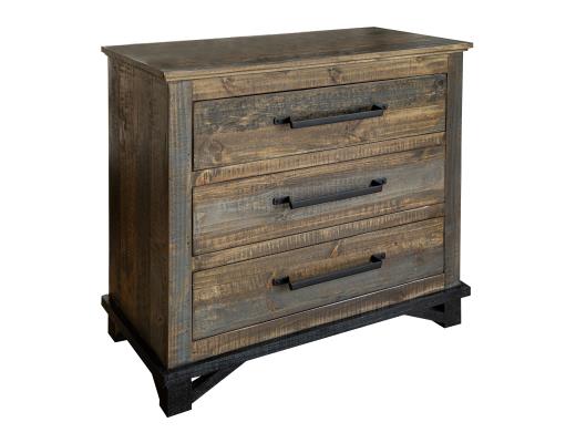 Loft Brown, 3 Drawer Chest