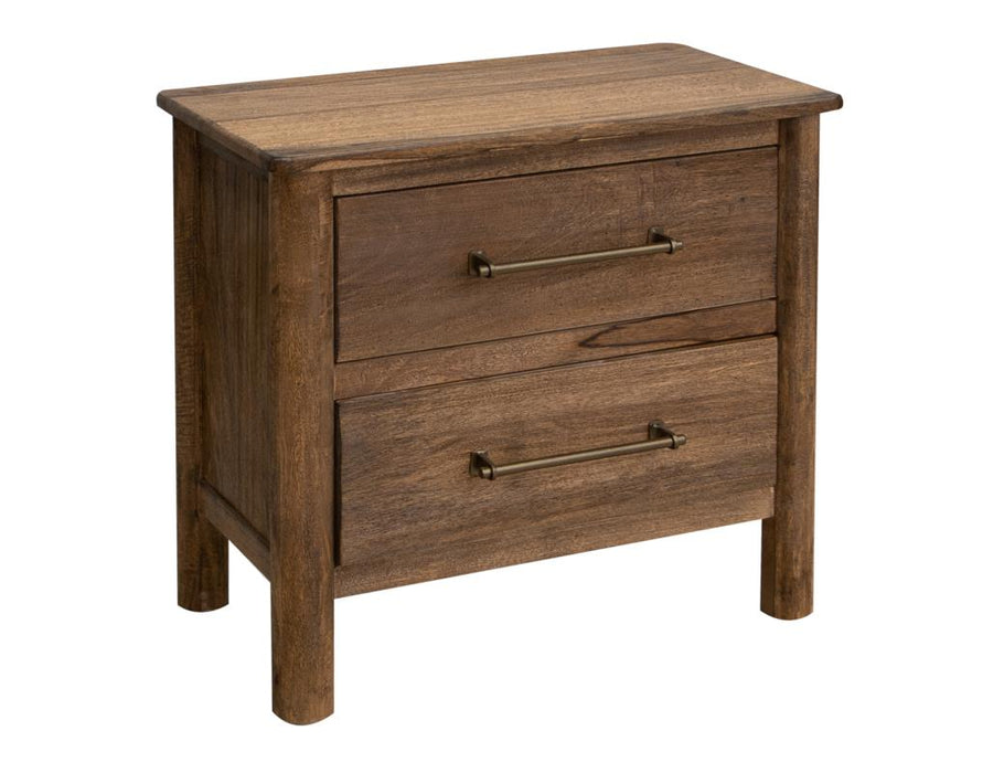 Susannah Solid Wood 2-Drawer Nightstand