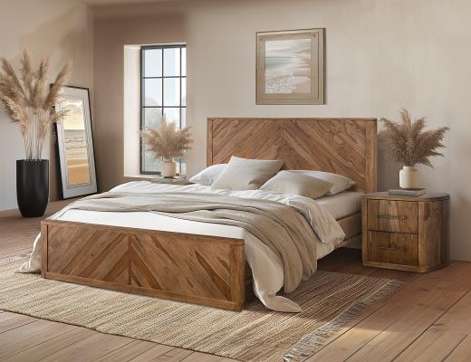 Set of 2 Balam, 2 Drawer, Nightstand