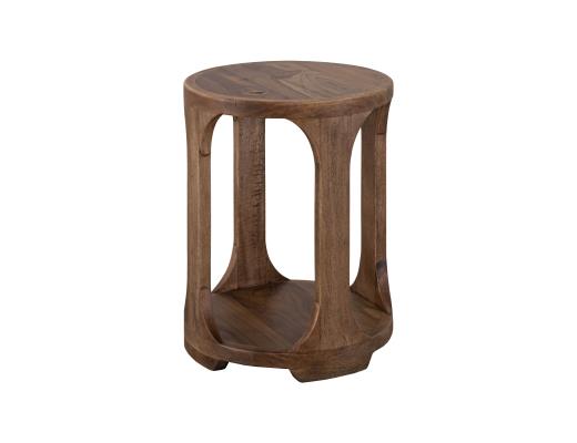 Set of 2 Balam, 1 Shelf, Chairside Table