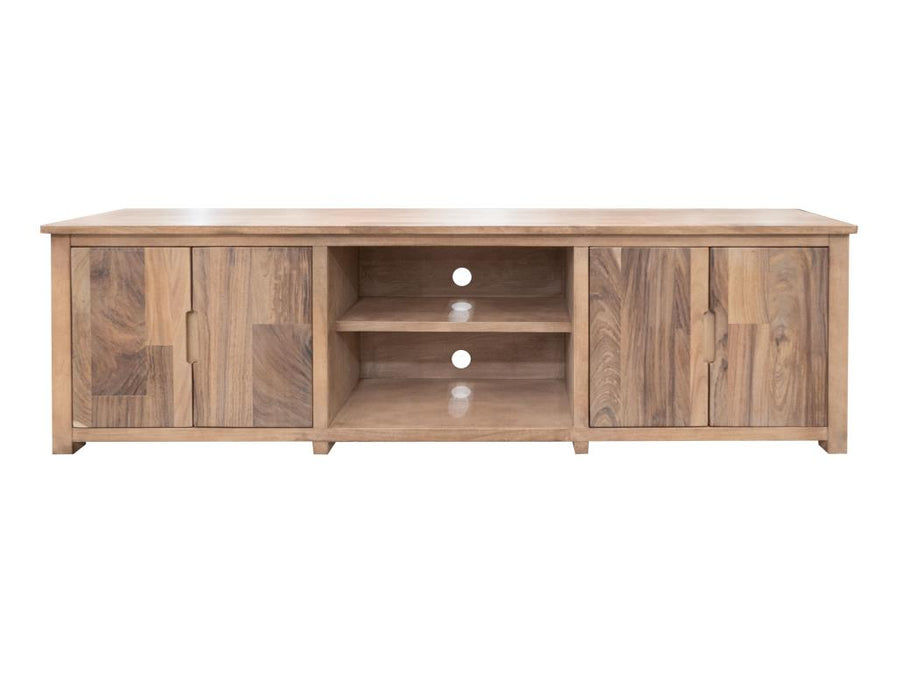 Natural Parota Wood TV Stand - 88"