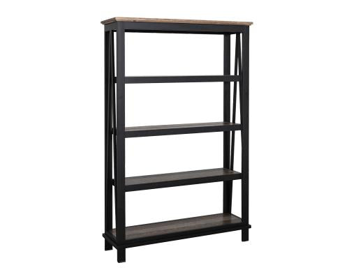 Loft Brown, 4 Shelves, Bookcase