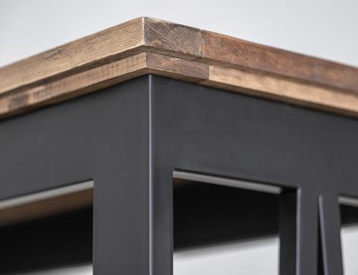 Loft Brown, 4 Shelves, Bookcase