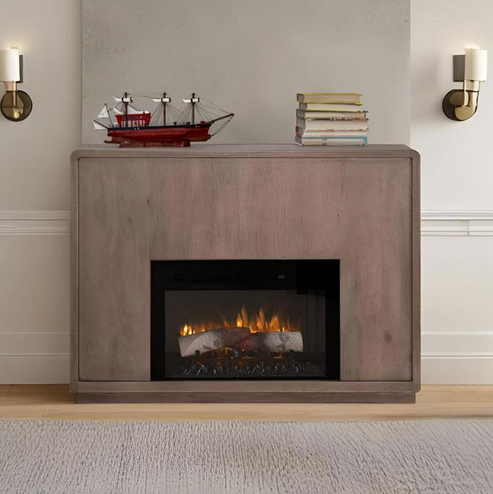 Analise Solid Wood Fireplace TV Stand