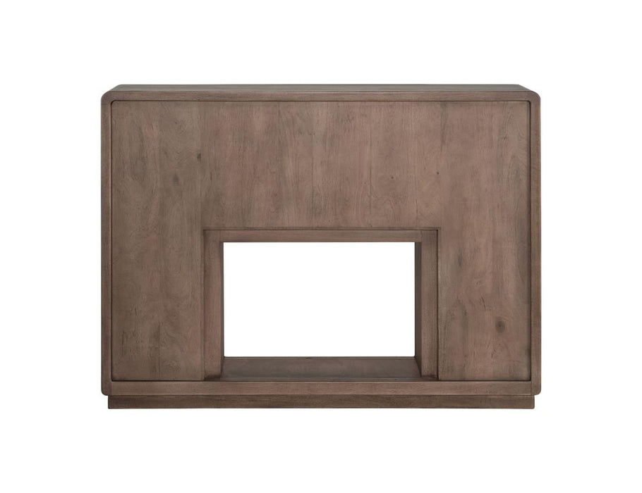 Analise Solid Wood Fireplace TV Stand