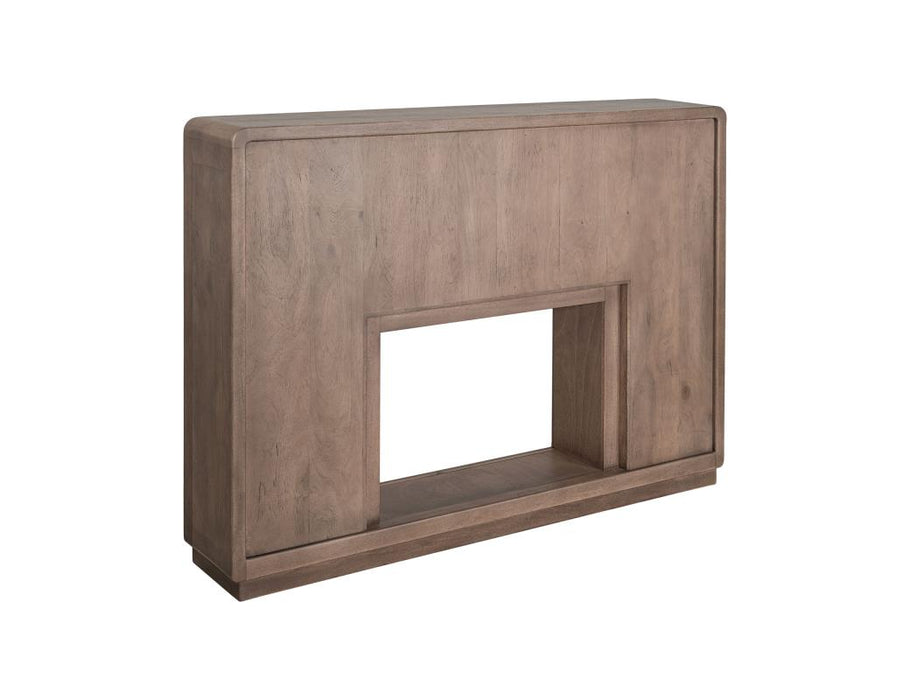 Analise Solid Wood Fireplace TV Stand