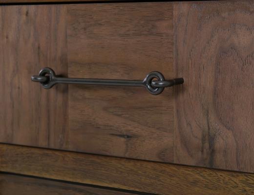 Walnut, 4 Drawer, Chest