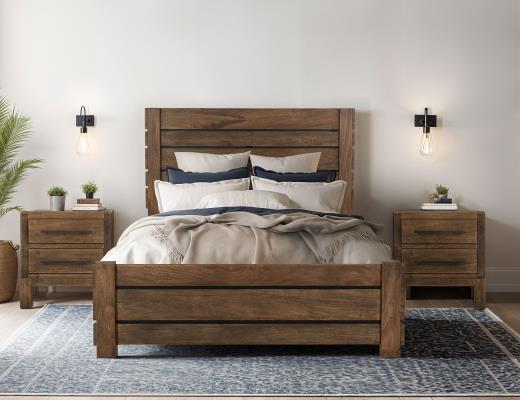 Set of 2 Merida, 2 Drawer, Nightstand