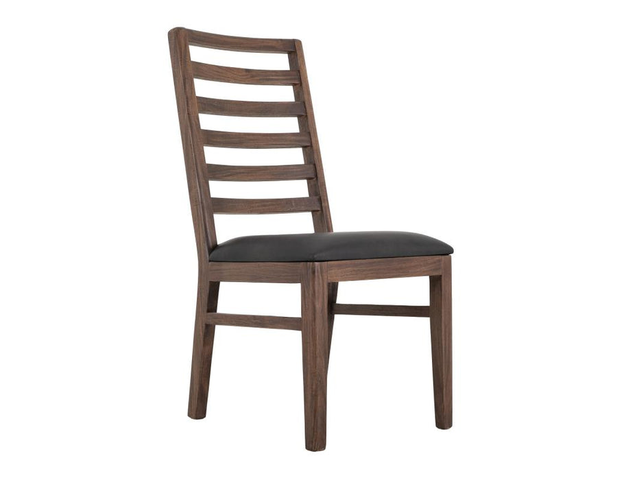 Set of 2 Walnut, Wooden Chair