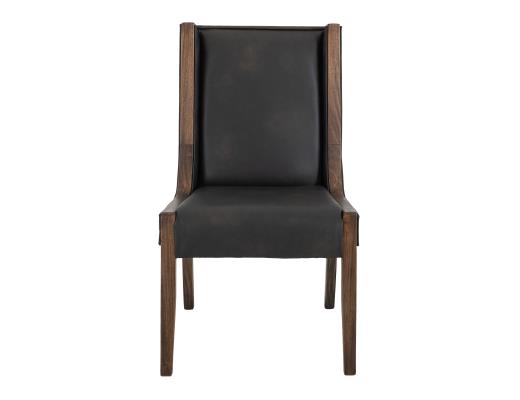 Set of 2 Walnut, Wooden Chair