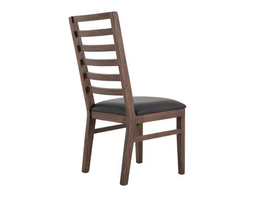 Set of 2 Walnut, Wooden Chair