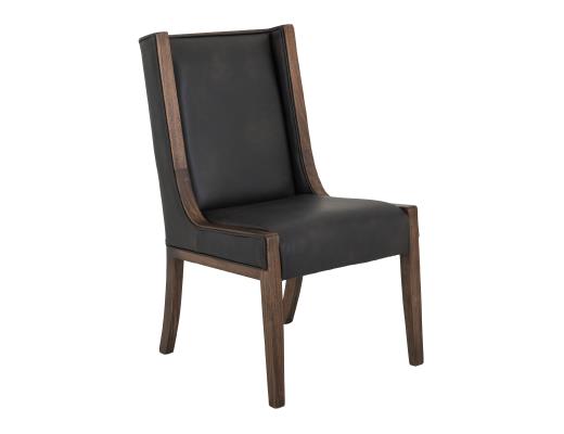 Set of 2 Walnut, Wooden Chair