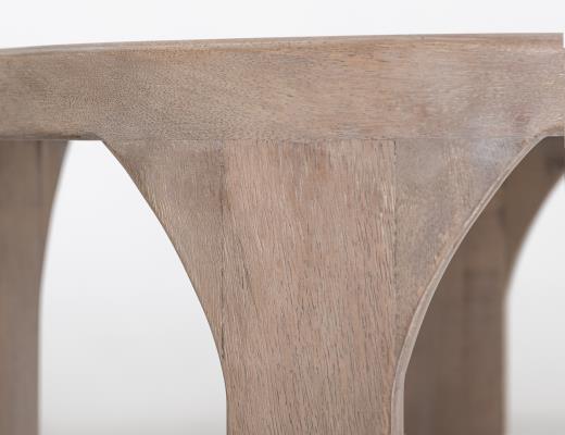 Set of 2 Balam, 1 Shelf, End Table