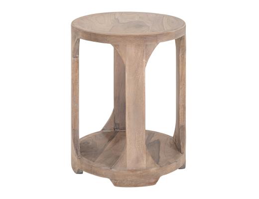 Set of 2 Balam, 1 Shelf, Chairside Table