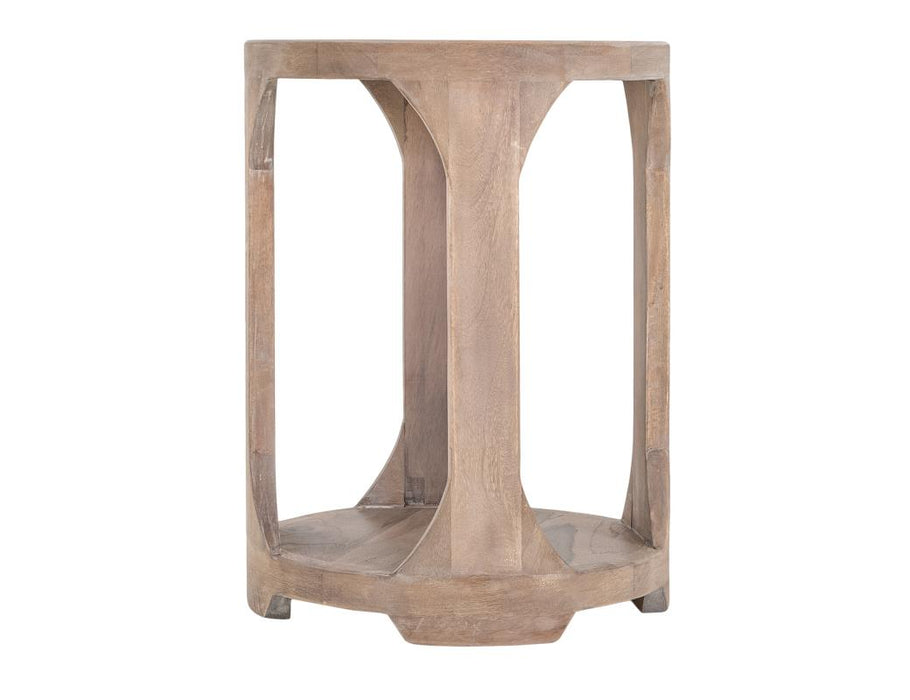 Set of 2 Balam, 1 Shelf, Chairside Table