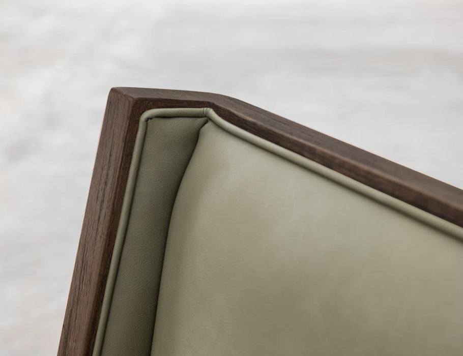 Elowen 5-Piece Oval Dining Table Set Dark Walnut