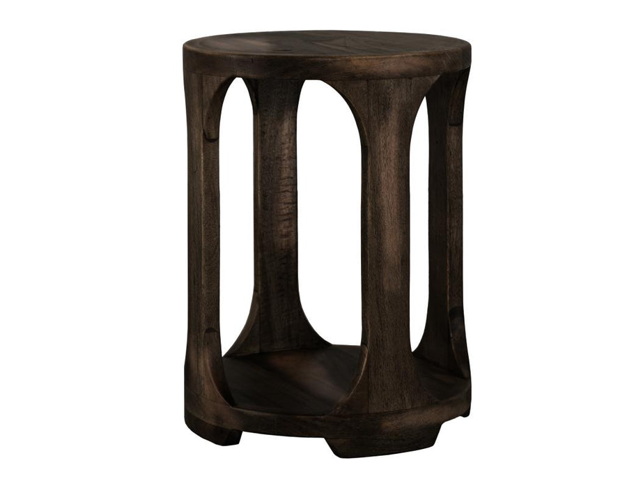 Set of 2 Balam, 1 Shelf, Chairside Table