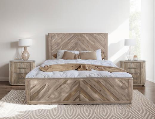 Set of 2 Balam, 2 Drawer, Nightstand